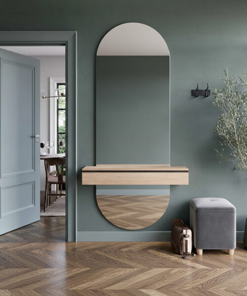 Miroir mural en deux parties Simple Kovia